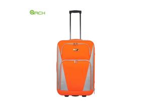 China 600D Economic Polyester Soft Sided Luggage with Two Front Pockets wholesale