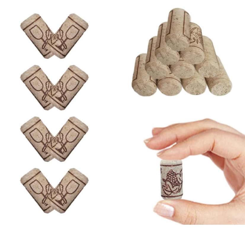 Customied Bottle Color Reusable Synthetic Natural Wine Cork Stopper for Wine Bottle