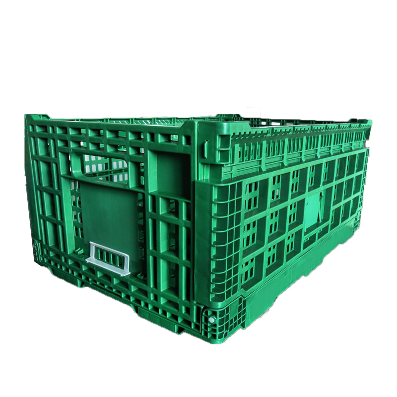 Plastic crates Foldable mesh wall for turnover and storage