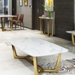 Stainless Steel Contemporary Coffee Tea Tables Tea Accompanying