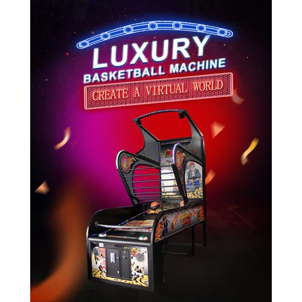 Folding Street Basketball Shooting Arcade Machine Indoor Sports Coin Operated