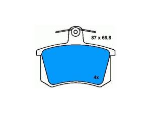 China 4A0698451 BMW Brake Pad wholesale