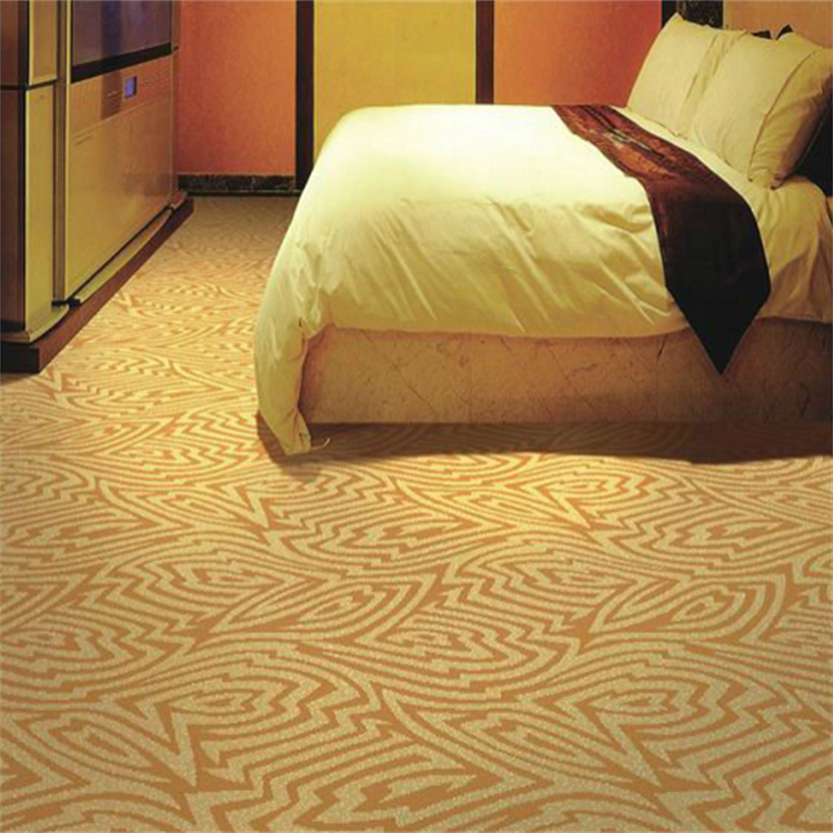 New solid brown print polypropylene floor carpet for living room