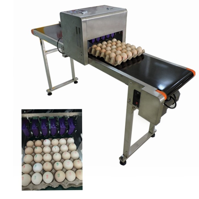 Easy Operation Egg Inkjet Coding Printer / Thermal Inkjet Printer For Number