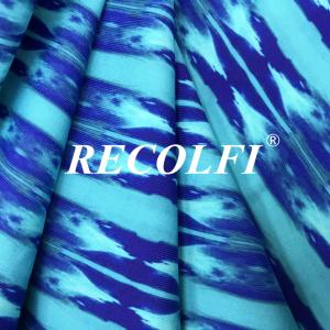 China Printing Color Warp Knitted Fabric , Yoga Pants Material Premium Stretch Fiber wholesale