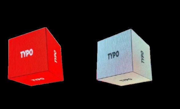 P3 Mobile WIFI Control 4 Sided LED Cube Sign 384*384mm For Creative Advertising A006