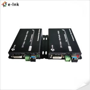 China 20km 1Ch Bidirectional DVI Fiber Optic Extender RS232 wholesale