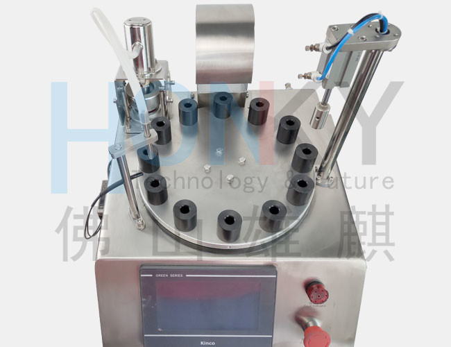2400 BPH Plastic Ampoule Vial bottling and capping machine Semi Automatic