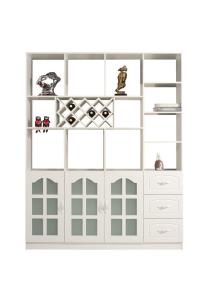 China Practical Exquisite Wall Divider Cabinet , MDF Wooden Partition Cupboard wholesale