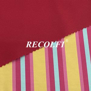 China Eco Ribbed Activewear Knit Fabric SPF50+ Breathable Workout Leggings wholesale