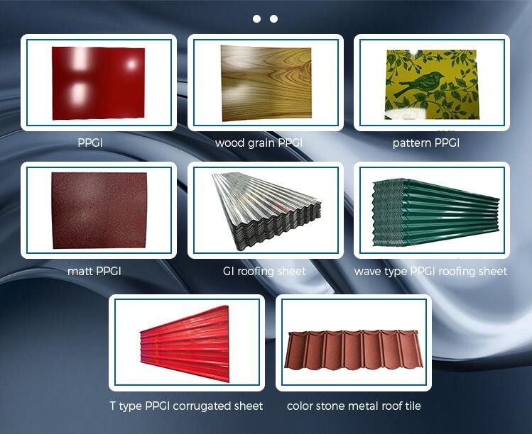 Zincalume Polycarbonate Galvanized Corrugated Sheet Wave type