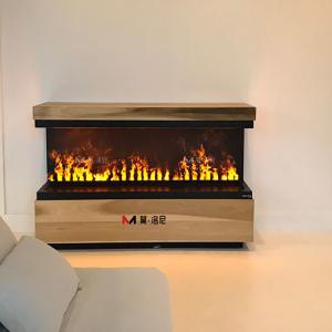 China 80inch 2000mm Water Mist Electric Fireplace 7 Colors Fire Living Room wholesale