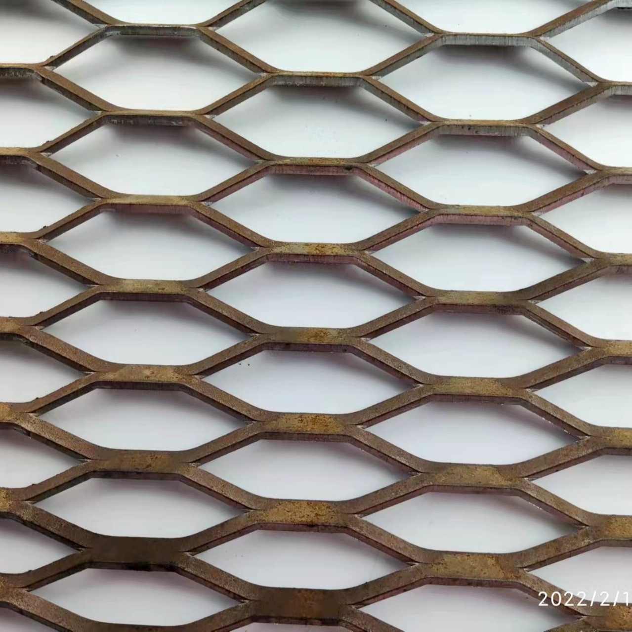 Flat Type 4mm Carbon Steel Diamond Expanded Metal Grating 4x8 Sheet