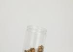 Pressure Sensitive Sealing Clear Plastic Jars With Lids