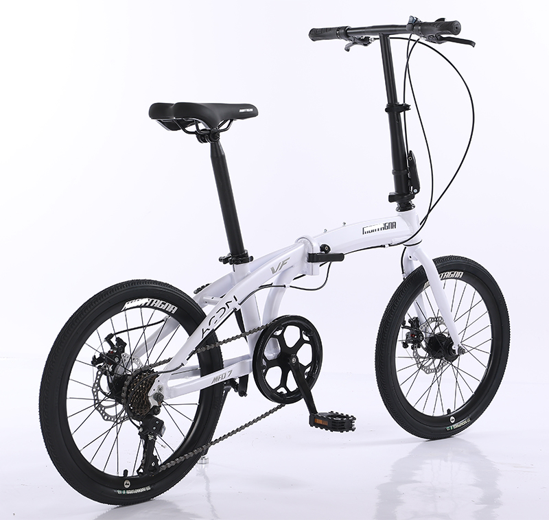 GOMID Folding Bicycle with SHIMANO TX30-7 Speed Shift Lever and 20 Inch Foldable Design Bicicletas Gear Cycle