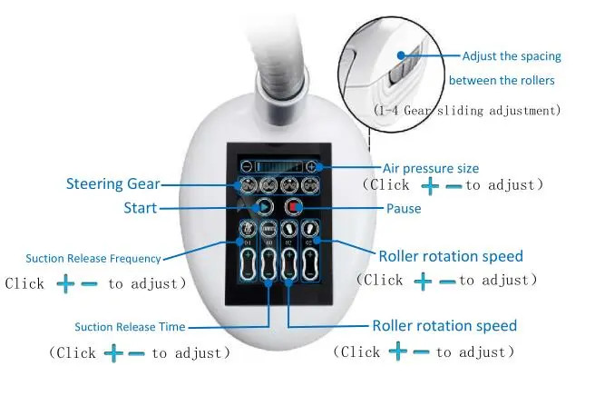 2 In 1 Slimming Machine Laser Vacuum Roller Cellulite Reduction Device