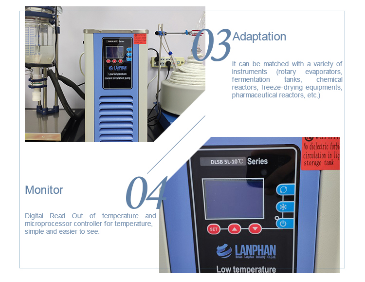 Lanphan 420W Cryogenic Cooling Lab Chiller Unit