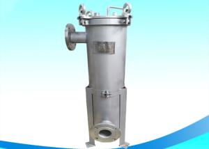 China Single Bag Filter Housing , Industrial Water Filter Housing With V Clamp Hinged wholesale