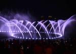 Customized Water Shapes Music Dancing Fountain Show With 2 Years Guaranty