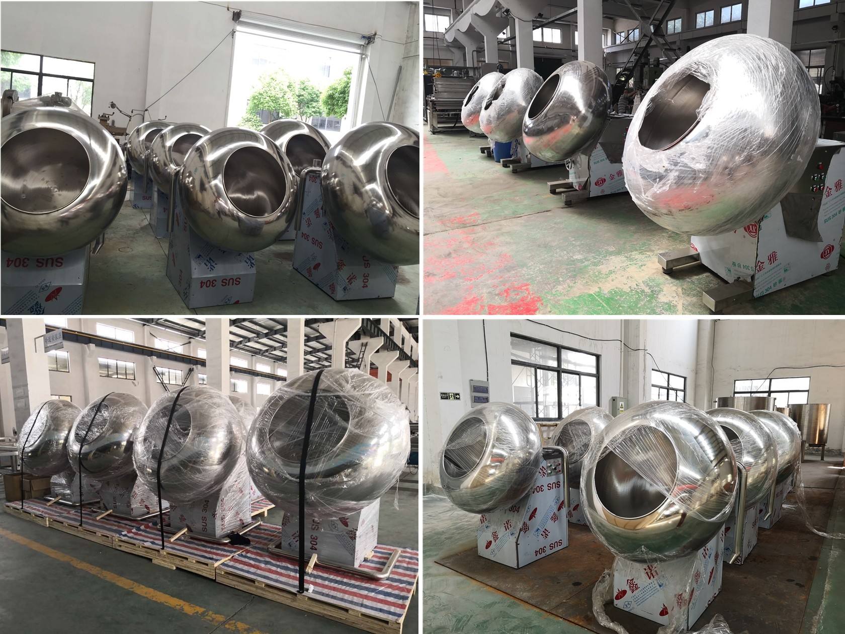 Stainless Steel 800mm Chocolate Polishing Machine