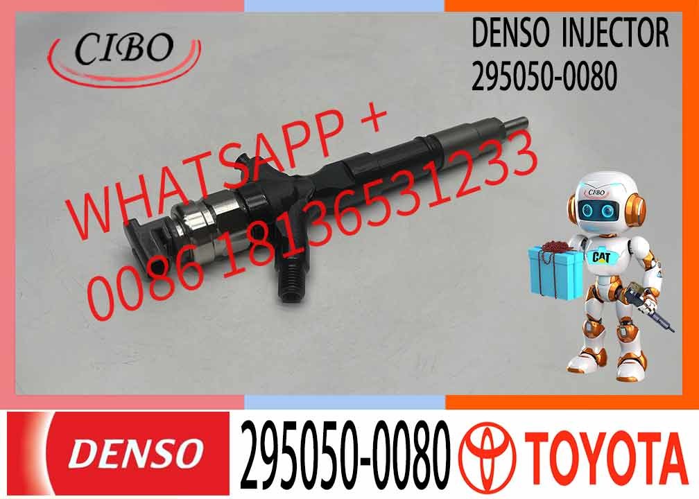Neutral Car 1KD-FTV Engine 295050-0080 Fuel Injector 23670-30390 23670-30395 In Toyota