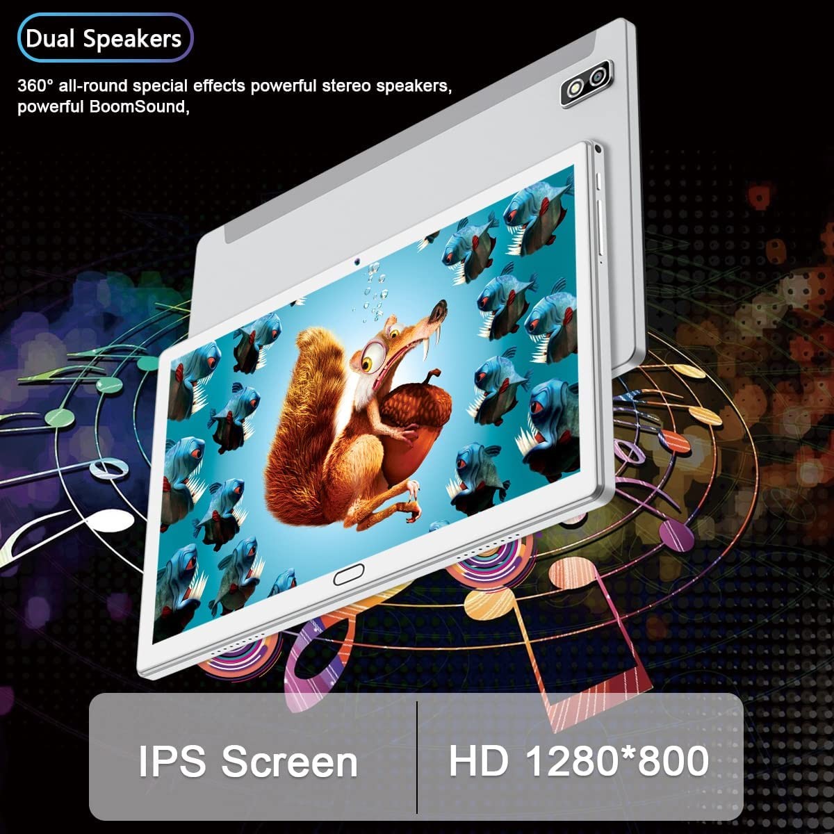 10 Inch Octa Core Chromebook Tablet PC Windows 2 In 1 With 4+64/128GB