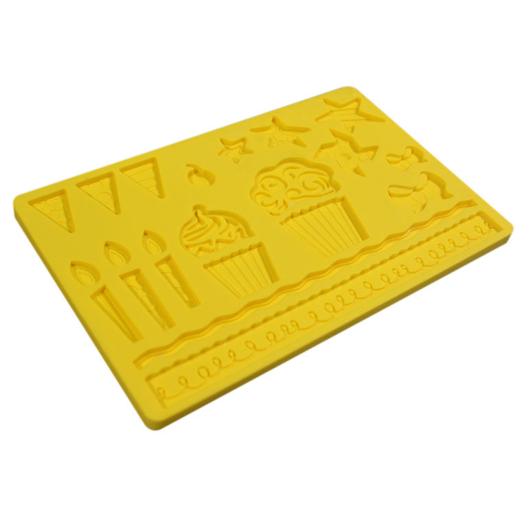 Multi Layer Silicone Baking Utensils Birthday Wedding Fondant Molds For Cake