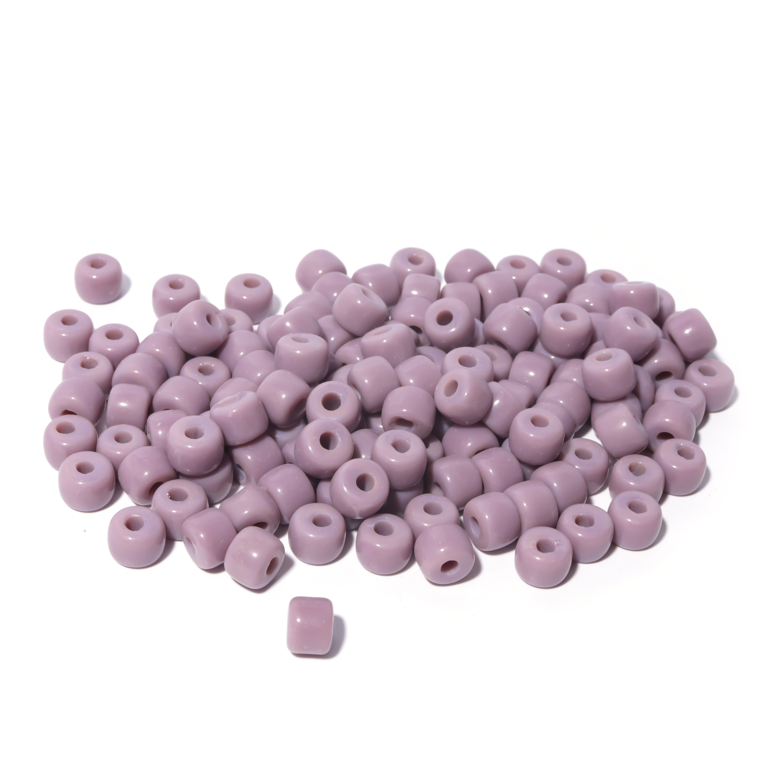 100 Colors Gemstone Forte Beads 6*8mm*2.0 Holes DIY Patterns With Rope