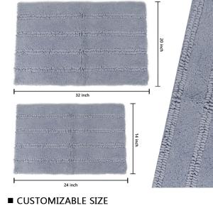 China Loop Pile Microfiber Chenille Bath Mat wholesale