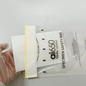 China UN3373 95kPa Transport Bags Category B Zipper Top Sealing wholesale