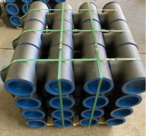 China Pure Seamless Carbon Steel Pipe Tee Fitting Sch 40 WRAS For Gas Oil Tee wholesale