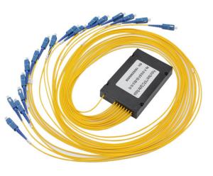 China 1X16 ABS Box Fiber Optic Coupler Splitter 2.0mm Cable And SC PC Connector wholesale