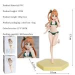Unisex PVC Swimsuit Pretty Girl Model Ornaments Statue Figurines for Heroes Game