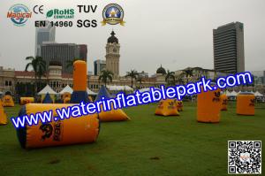 China PVC Inflatable Paintball Bunker BUN51 With Durable Plastic Ground Stakes wholesale
