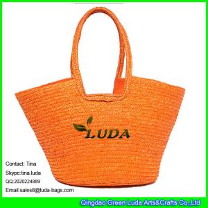 China LUDA supplied best handbags wheat straw plaited straw tote bag wholesale