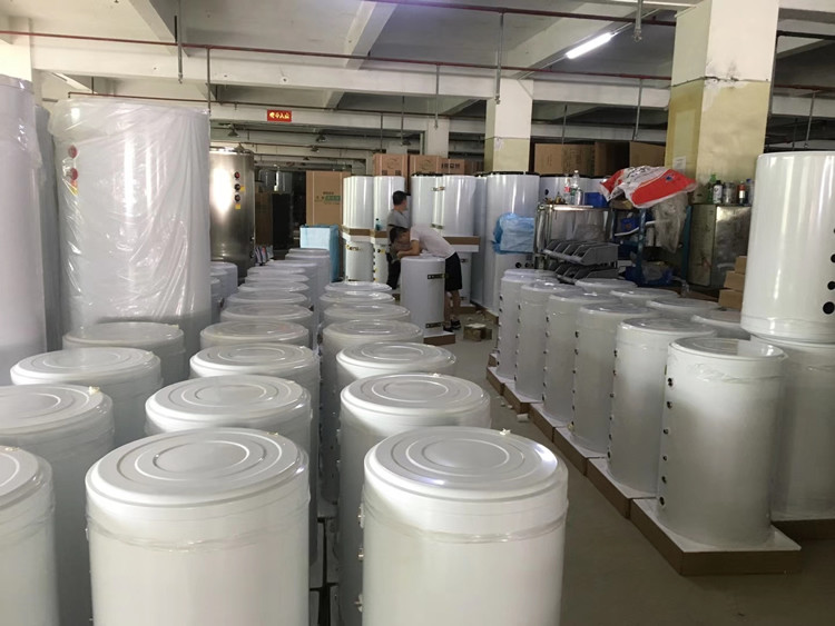 100 - 500 L Small Hot Water Storage Tank White / Silver / Golden Color