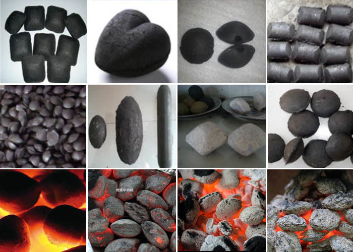 Smokeless Charcoal Biomass Briquette Machine Oval Shape