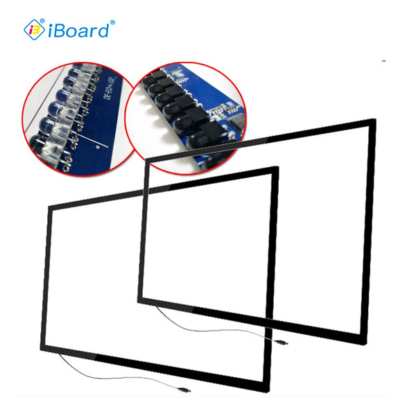 China Factory IBoard 32 43 55 Inch Infrared Touch 10 Points Open Overlay Frame For Screen Tv Monitor Video Wall Education Equipment