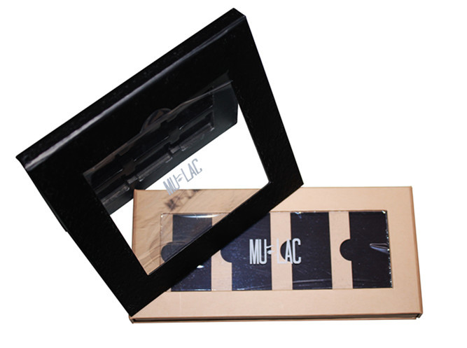 Pantone Printing Empty Magnetic Palette Black Cardboard Makeup Palette