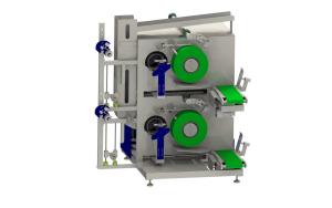 China Double floor automated PP Polypropylene strapping winder wholesale