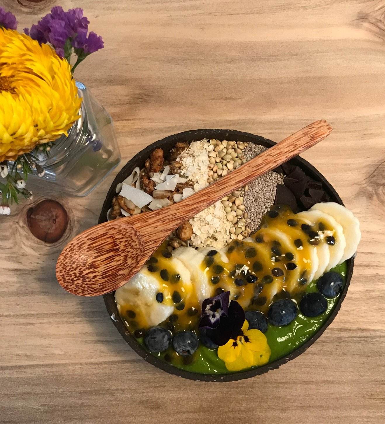 Wooden Disposable Bamboo Cutlery Set Sustainable