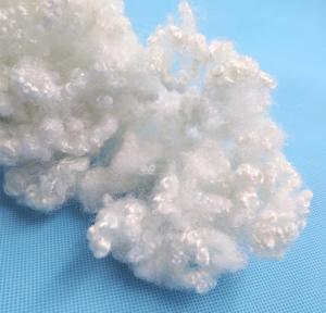 China recycled grade HCS polyester staple fiber raw white in 15Dx51MM wholesale