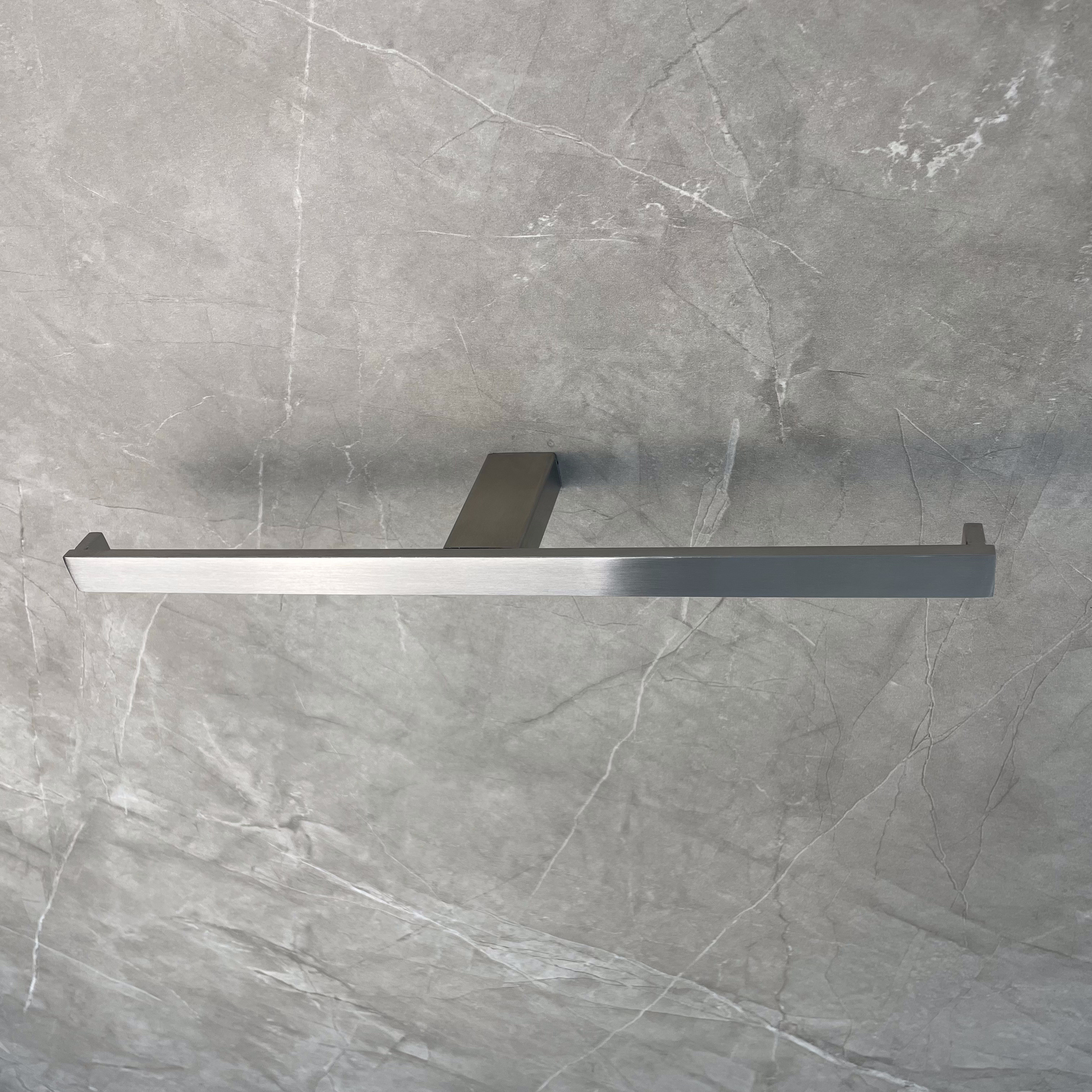 Heavy Duty SS Double Post Toilet Paper Holder Silver Color