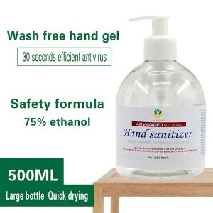 China 75% Alcohol Antibacterial Hand Sanitizer , Disinfection Washless Hand Gel 16oz wholesale