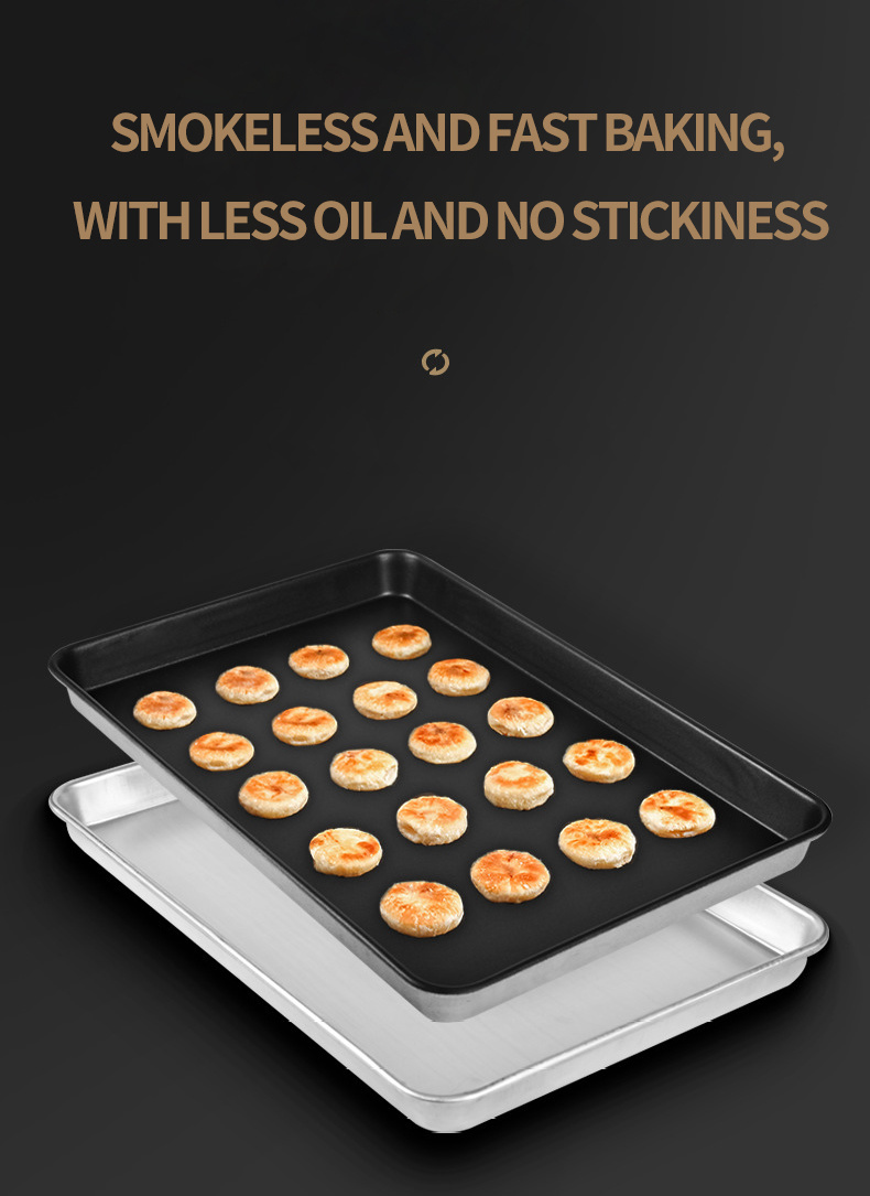 Aluminum Alloy Baking Sheet Pan Tray with Non-Stick Coating Bakeware