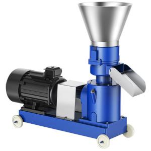 China Small Flat Die Type Home Animal Feed Pellet Machine 7.5KW Animal Fodder Machine wholesale