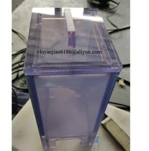 China 100mm X140mm X195mm Small Transparent PVC Tanks With Lid For Laboratory wholesale