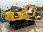 20 Ton Original Color Used Komatsu Excavator Pc200 Construction Excavator