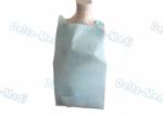 Light Blue Waterproof Disposable Patient Bibs , Adults Custom Disposable Bibs