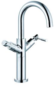 China Brass Material Modern Basin Mixer Faucet For Bathroom T80551L wholesale